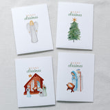 Boxed Variety Set of Christmas Cards - Nativity