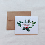 Boxed Variety Set of Christmas Cards - Pinecones and Greenery