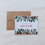 Boxed Variety Set of Christmas Cards - Pinecones and Greenery