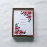 Pink Floral Birthday Card