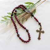 Miraculous Medal Tiger Eye Rosary