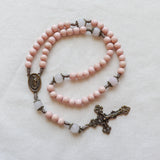 Our Lady of Guadalupe Pink and Bronze Rosary