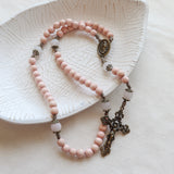 Our Lady of Guadalupe Pink and Bronze Rosary