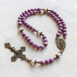 Freshwater Pearl Miraculous Medal Rosary