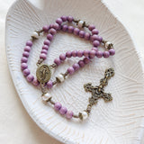 Freshwater Pearl Miraculous Medal Rosary