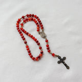 Our Lady of Guadalupe Red Agate Rosary