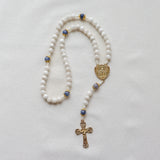 White Moonstone Bridal Rosary