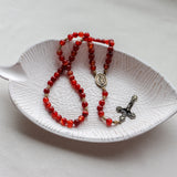 Our Lady of Guadalupe Red Agate Rosary