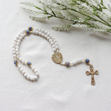 White Moonstone Bridal Rosary