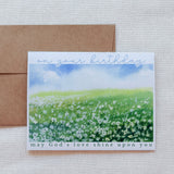 Watercolor Landscape Birthday Card