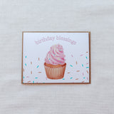 Pink Cupcake Birthday Card