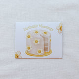 Sunflower Cake Birthday Card